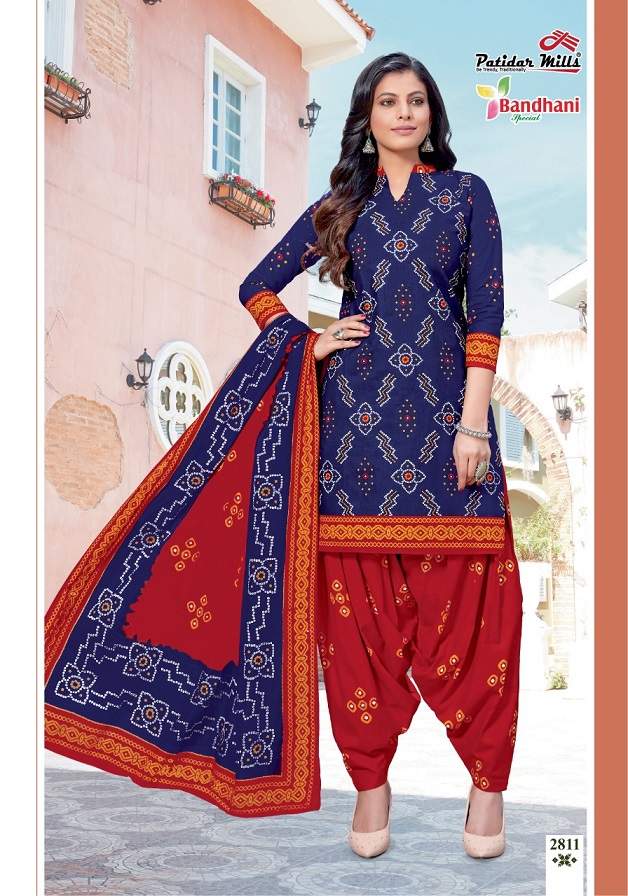 Patidar Bandhani Special 28 Latest Exclusive Designer Pure Cotton Printed Dress Material Collection With Cotton Dupatta 